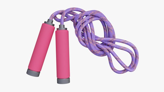 Skipping rope 3D Model .c4d .max .obj .3ds .fbx .stl .blend 