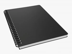 Spiralskizzenbuch 01 3D Modell