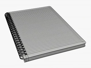 Spiral Sketchbook 01 3D Model