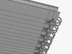 Spiral Sketchbook 01 3D Model