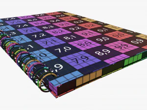 Spiral Sketchbook 01 3D Model