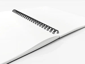 Spiral Sketchbook 03 3D Model