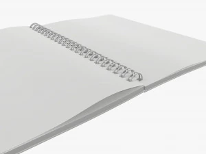 Spiral Sketchbook 03 3D Model