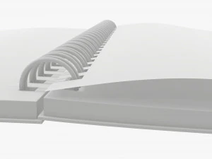 Spiral Sketchbook 03 3D Model
