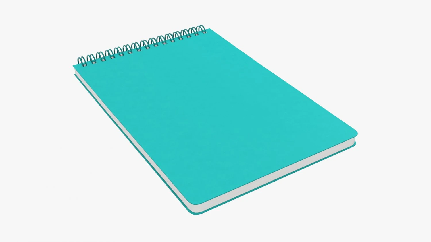 Spiral Sketchbook 04 3D Model .c4d .max .obj .3ds .fbx .stl .blend 