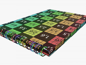 Spiral Sketchbook 04 3D Model
