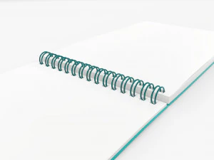 Cuaderno de bocetos en espiral 05 Modelo 3D
