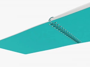 Cuaderno de bocetos en espiral 05 Modelo 3D