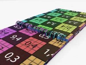 Cuaderno de bocetos en espiral 05 Modelo 3D