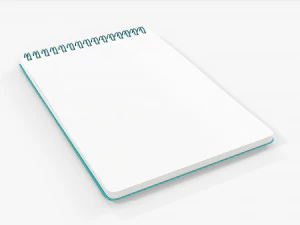 Spiraalschetsboek 06 3D Model