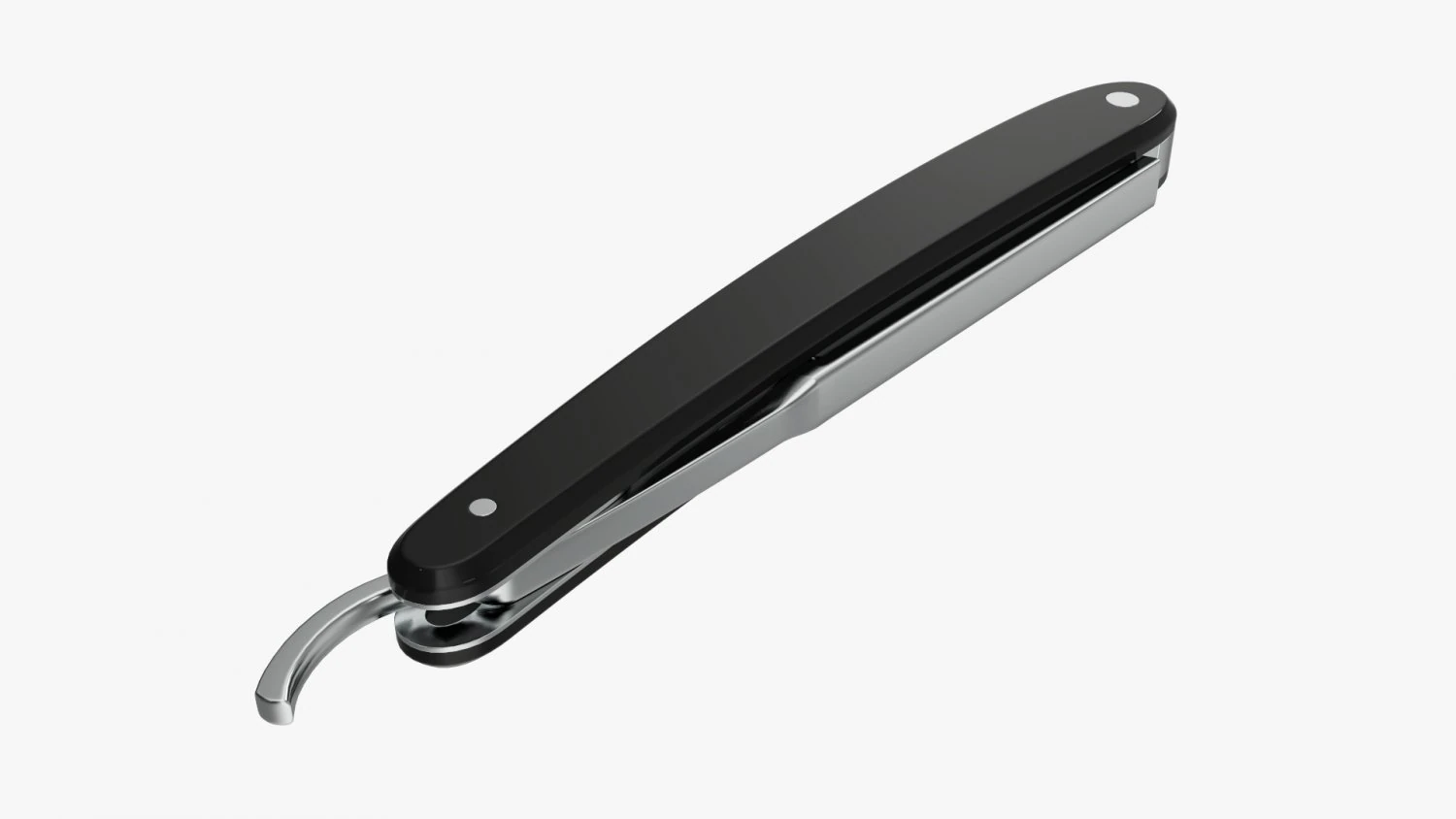 Straight razor vintage closed 3D Model .c4d .max .obj .3ds .fbx .stl .blend 
