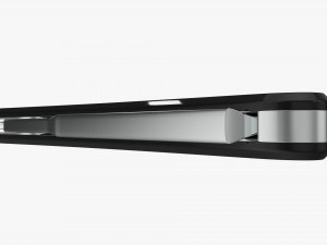Straight razor vintage closed Modelo 3D