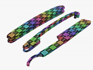 Straight razor vintage closed 3D Model