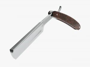 Prosta maszynka do golenia, otwarta Model 3D