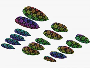 Sunflower seeds 01 3D Model