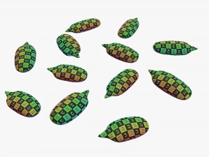 Semillas de girasol 02 Modelo 3D