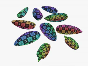 Semillas de girasol 03 Modelo 3D