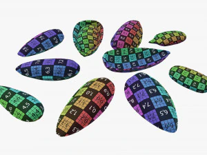 Semillas de girasol 03 Modelo 3D