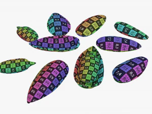 Semillas de girasol 03 Modelo 3D