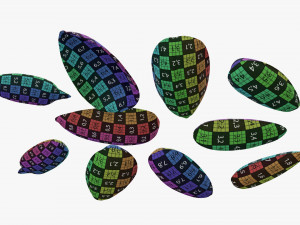 Sunflower seeds 03 Modelo 3D