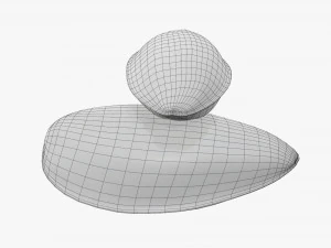 Sunflower seeds 04 3D Model