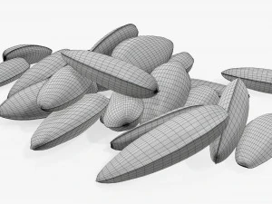 Sunflower seeds 05 3D Model