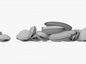 Sunflower seeds 05 3D Model