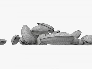 Sunflower seeds 06 3D Model