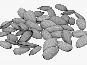 Semillas de girasol 07 Modelo 3D