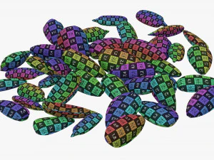 Semillas de girasol 07 Modelo 3D