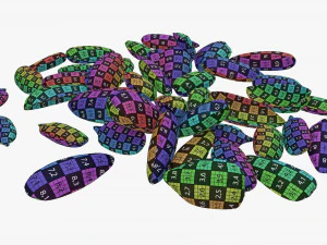 Semillas de girasol 07 Modelo 3D