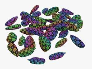 Sunflower seeds 07 Modelo 3D