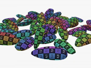 Semillas de girasol 07 Modelo 3D