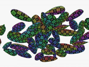 Sunflower seeds 07 Modelo 3D