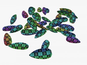 Sunflower seeds 08 Modelo 3D