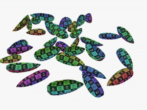 Sunflower seeds 08 Modelo 3D