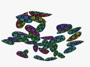 Sunflower seeds 08 Modelo 3D
