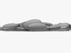 Sunflower seeds 09 3D Model
