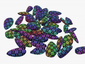Sunflower seeds 09 3D Model