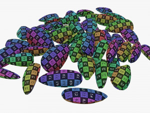 Sunflower seeds 09 3D Model