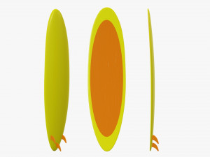 Surfboard 01 3D Модель