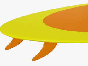 Deska surfingowa 01 Model 3D