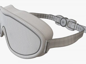 Swimming Goggles 01 black 3D Model