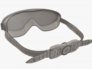 Swimming Goggles 01 black 3D Model