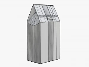 Tea and coffee pillow bow regular 3D Model