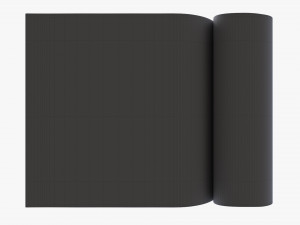 Yoga mat and dumbbells 3D Модель