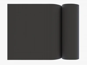 요가매트와 아령 3D 모델