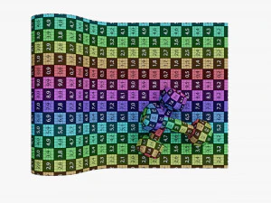 요가매트와 아령 3D 모델