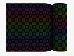 Yoga mat and dumbbells 3D Модель