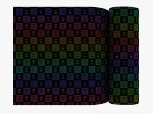 요가매트와 아령 3D 모델